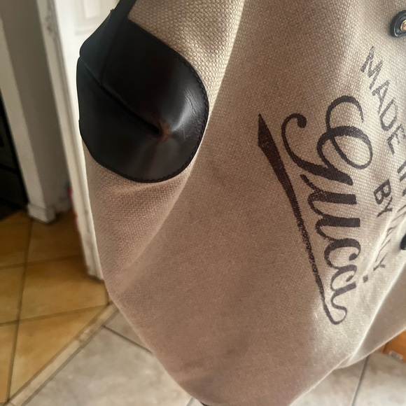 Authentic Gucci bag beige and brown - Picture 12 of 14
